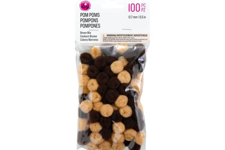 Pom-Poms – 2″ – 20pc. – Red