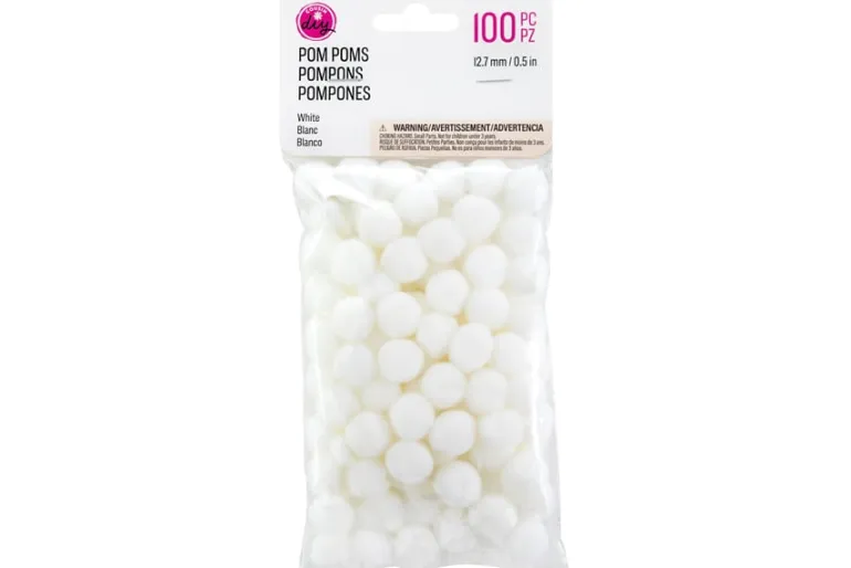 Pom-Poms – 2″ – 20pc. – Red