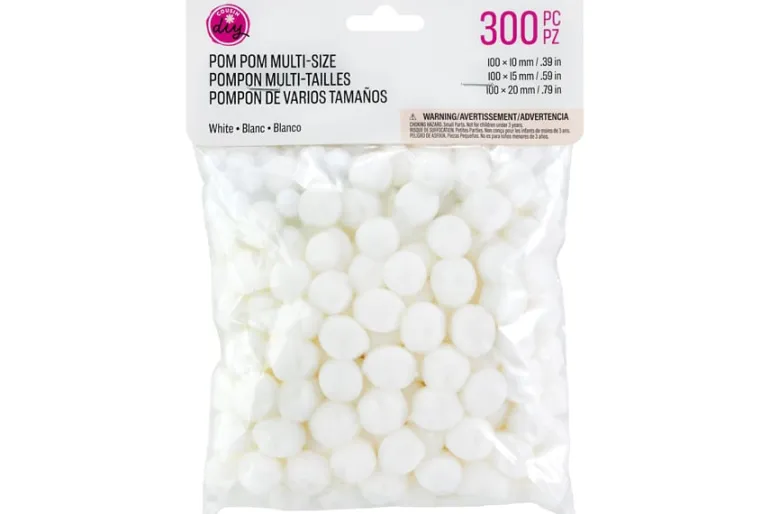 Pom-Poms – 2″ – 20pc. – Red