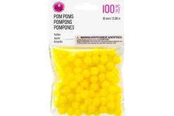 Pom-Poms – 2″ – 20pc. – Red