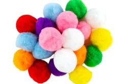 Pom-Poms – .75″ – 45pc. – Red