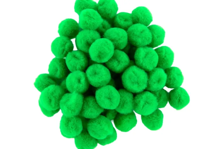 Pom-Poms – 100pc. – Red, White & Blue Variety Pack