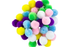 Pom-Poms – 3″ – 4pc. – White