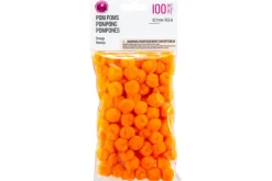Pom-Poms – 3″ – 4pc. – White