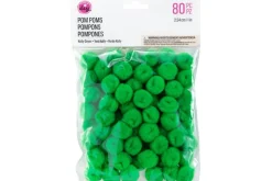 Pom-Poms – 3″ – 4pc. – White