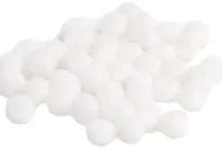 Pom-Poms – 3″ – 4pc. – White