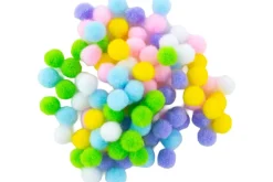 Pom-Poms – 3″ – 4pc. – White