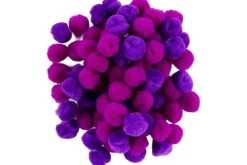Pom-Poms – 3″ – 4pc. – White