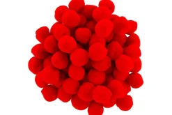 Pom-Poms – 3″ – 4pc. – White