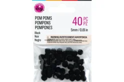 Pom-Poms – 3″ – 4pc. – White