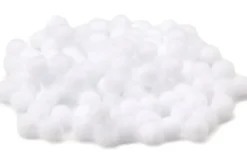Pom-Poms – 3″ – 4pc. – White