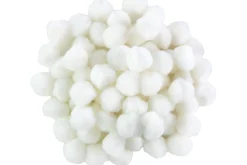 Pom-Poms – 3″ – 4pc. – White
