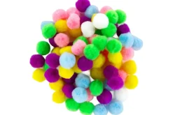 Pom-Poms – 2″ – 20pc. – White