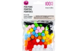 Pom-Poms – 2″ – 20pc. – White