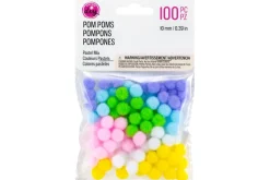 Pom-Poms – 2″ – 20pc. – White