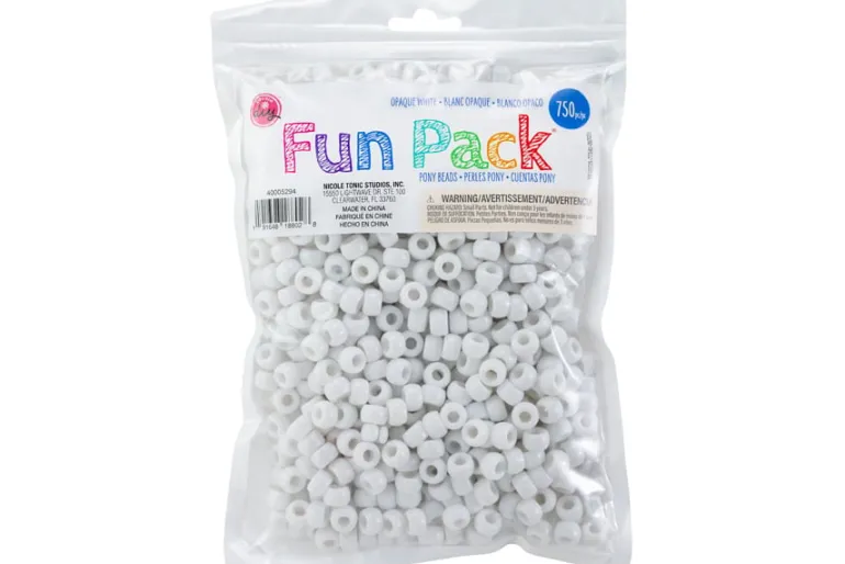 Pony Bead Fun Pack – 500pc. Christmas Mix