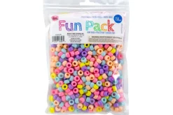 Pony Bead Fun Pack – 500pc. Glow in the Dark Mix