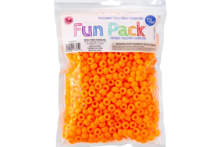 Pony Bead Fun Pack – 500pc. Halloween Mix