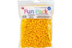 Pony Bead Fun Pack – 500pc. Metallic Gold