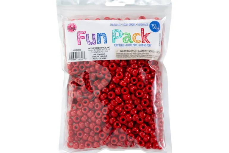 Pony Bead Fun Pack – 750pc. Pastel Mix