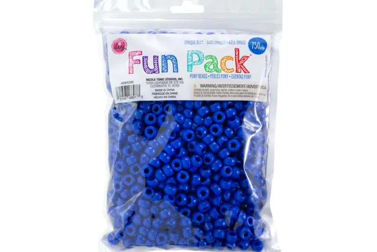 Pony Bead Fun Pack – 750pc. Pastel Mix