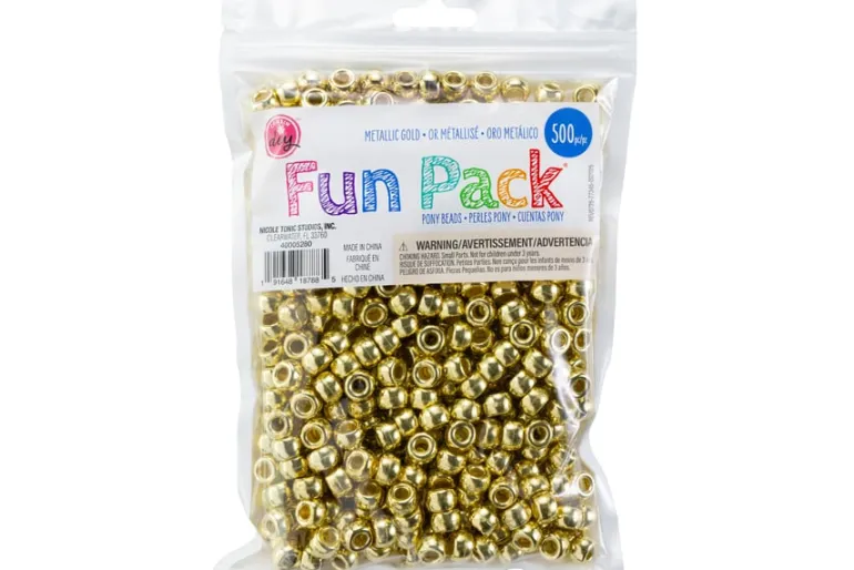 Pony Bead Fun Pack – 750pc. Pink