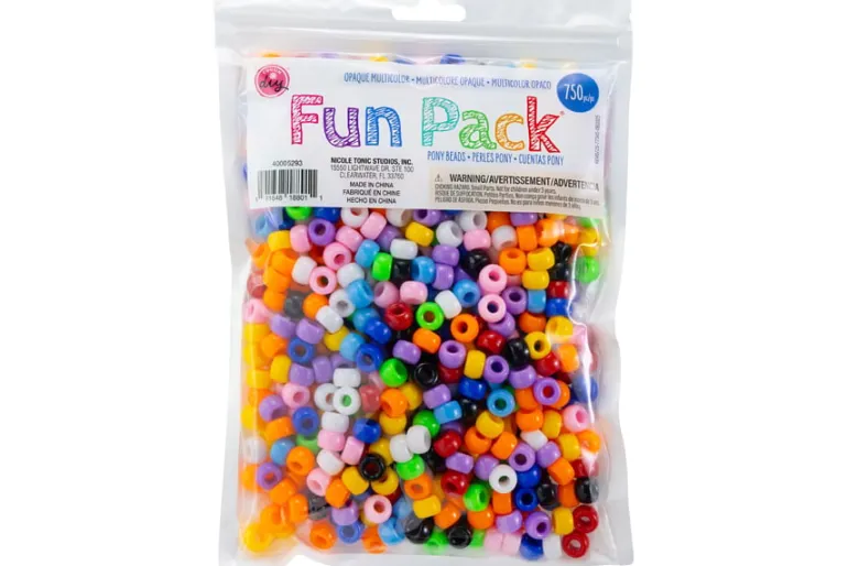 Pony Bead Fun Pack – 750pc. Pink
