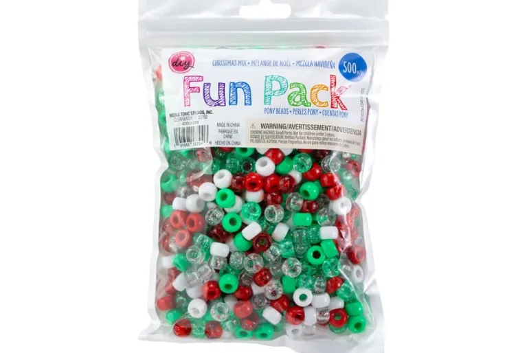 Pony Bead Fun Pack – 750pc. Pink