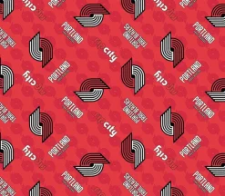 Portland Trail Blazers Fabric – NBA Team Print