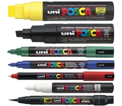 Posca Paint Markers – Broad – Fluorescent (view colors)