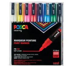 Posca Paint Marker Set – PC-3M Fine Tip – 8 Piece