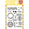 Postage Collage Cat Silhouettes Stamp Set