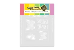 Postage Collage Cat Silhouettes Stamp Set