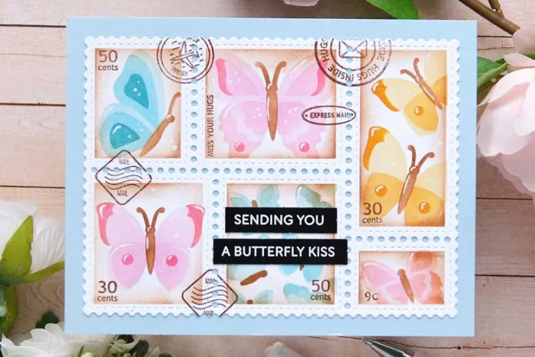 Postage Collage Die