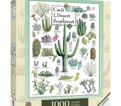 Poster Art Cacti of the Desert Southwest Puzzle – 1000 Piece
