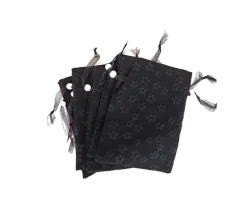 Pouch – Cherry Blossoms Black – 6 Piece