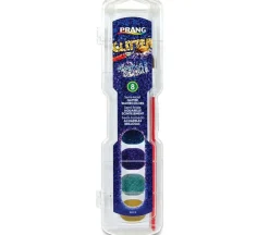 Prang Oval Pan Washable Set – 8 Glitter Colors