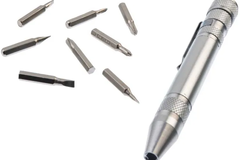 Precision Screwdriver Pen Tool with 8 Bits