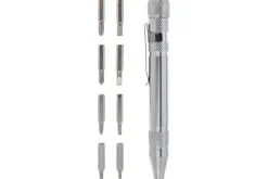 Precision Screwdriver Pen Tool with 8 Bits