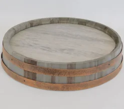 Premium Bamboo Charcuterie Tray with Ramekins and Hidden Knife Drawer