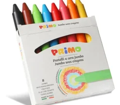 Primo Jumbo Wax Crayon Set – 8 Color