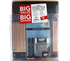 Pro Art Drawing Set Paper Pencil Value Pack – Hardbound
