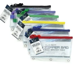 Pro Art Mesh and Vinyl Zipper Bag – 5  x 9 inch