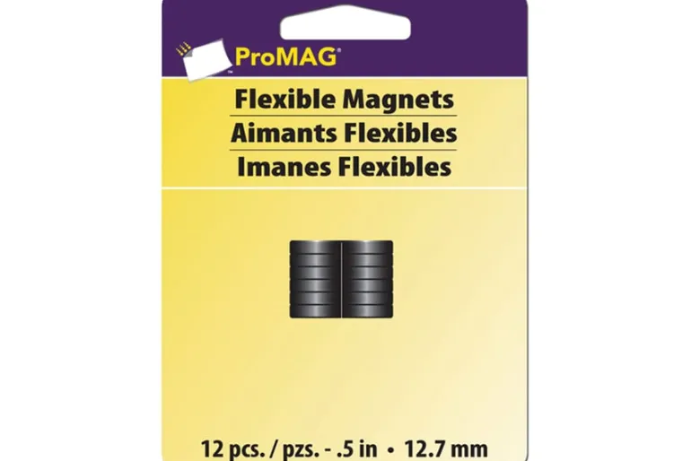 ProMag Round Magnets W/Foam Adhesive, 8pc. Asst.