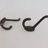 2-Prong Iron Hook – Black Finish