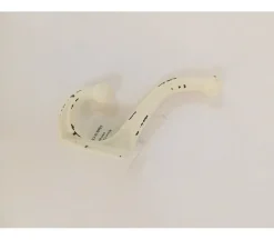 2-Prong Iron Hook – White Finish
