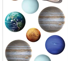 Puffy Stickers – Planets -Space