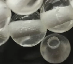 Quartz – Clear – Natural – Smooth Round With 2.5 mm. Large Hole.