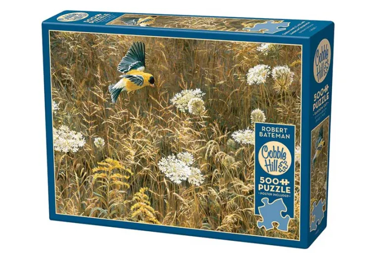 Queen Anne’s Lace and American Goldfinch – 500 Piece Puzzle