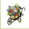 QuillingCard Quilled Greeting Card – Wheelbarrow Garden